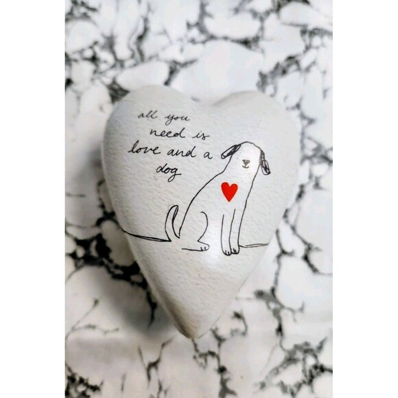 Other - DEMDACO Art Hearts "All You Need Is Love and a Dog" Trinket Box NWOT or Box.